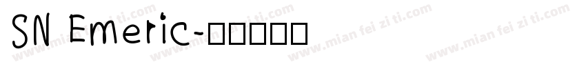SN Emeric字体转换